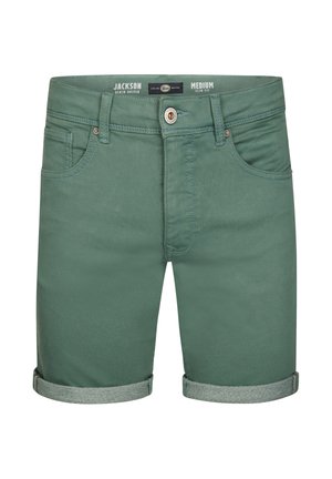 Jeansshort - oil green