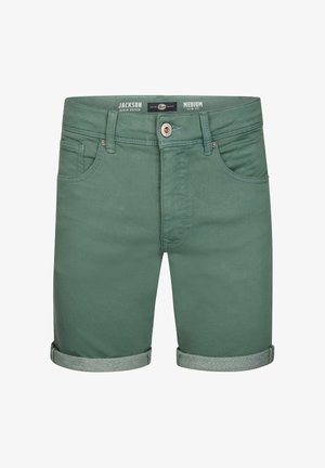 Pantaloni scurți din denim - oil green