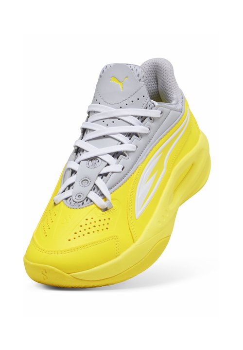 PUMA SCOOT ZEROS III BASKETBALLSCHUHE UNISEX - Trainers - lemon crush-vibrant silver — foto 7