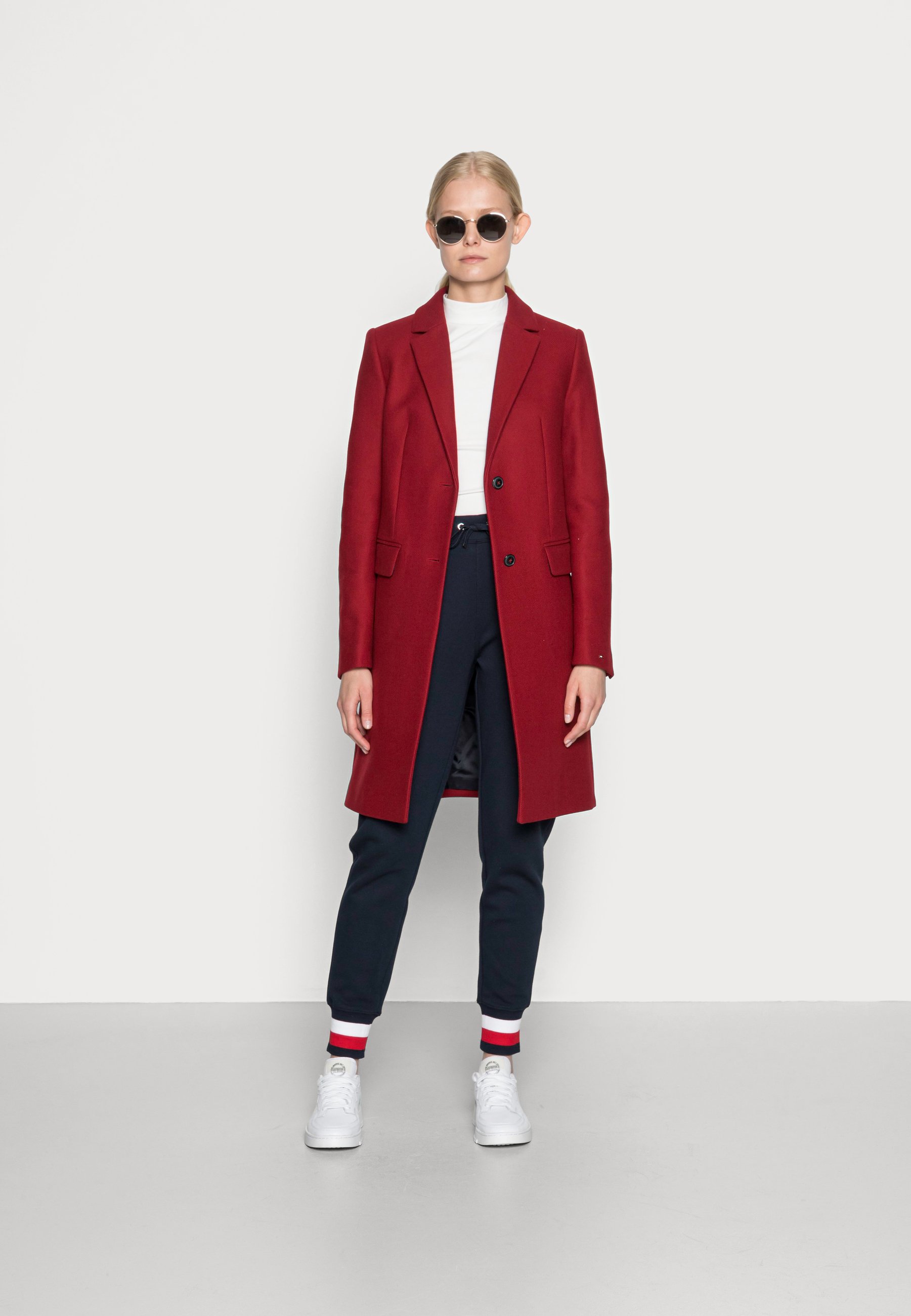 zara red coat 2018