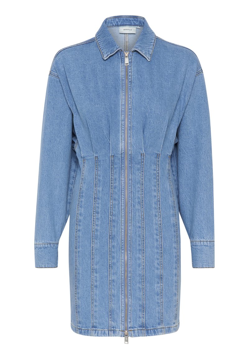 Gestuz Jeansjurken blauw denim/bluedenim Gestuz Jeansjurken blauw denim/bluedenim