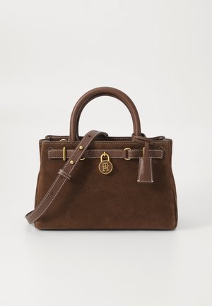 Tommy Hilfiger AMERICAN ICON MINI TOTE - Handtas - legacy brown