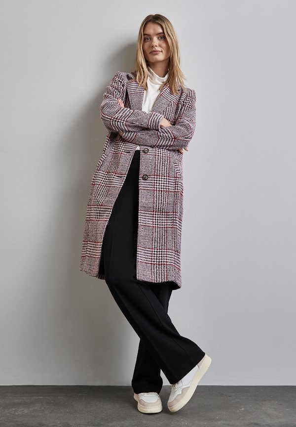 KARIERTER - Klassischer Mantel - braun