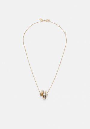 Necklace - gold-coloured/black/white
