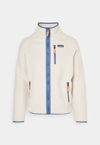 RETRO - Flisinė striukė - dark natural white/utility blue