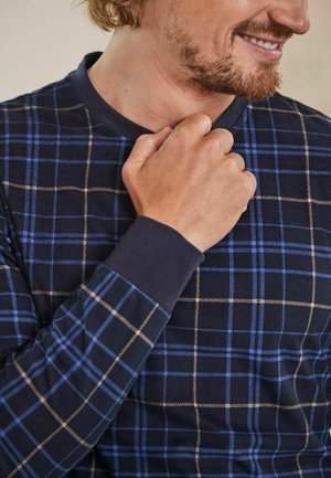 Next Nachtwäsche Set - navy blue check