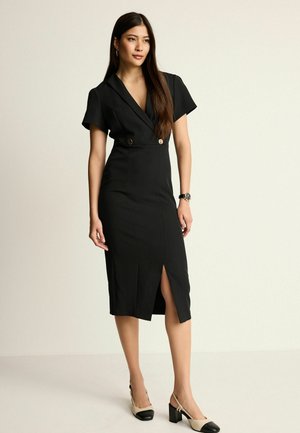 REGULAR FIT - Rochie tip creion - black