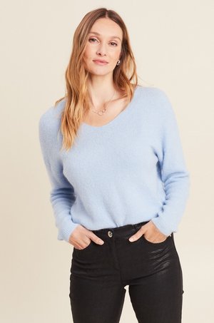 LANGEN ÄRMELN - Sweatshirt - bleu pastel