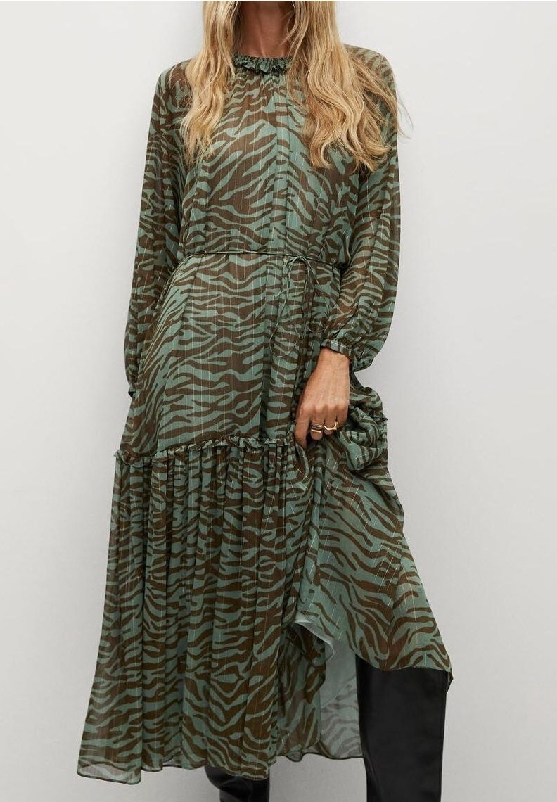 Mango Robe de jour - khaki