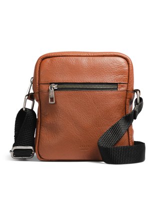 SMALL ZIP MESSENGER - Schoudertas - brandy