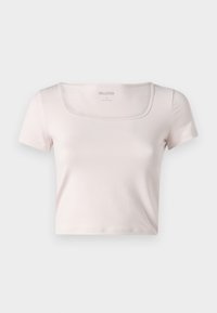 SEAMLESS SQUARE NECK - Basic póló - mauve morn