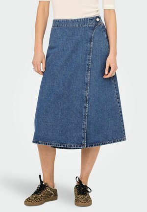 ONLTHEA - Denim skirt - medium blue denim