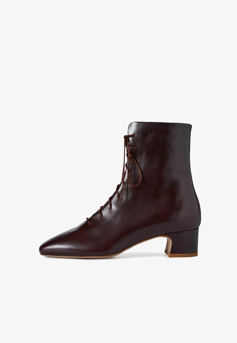 BALAGAN VICTORIA - Stivaletti stringati - mahogany