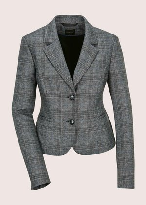 MADELEINE, Blazer - stone gray   melange   royal blue