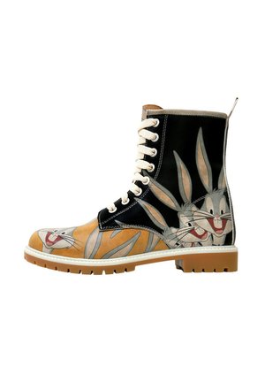 DOUBLE TROUBLE HANDGEFERTIGT  - Schnürstiefelette - orange