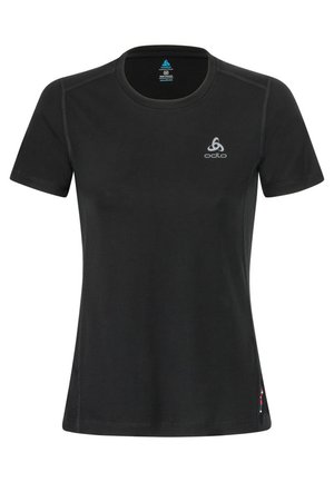 MIT OPTIMALEM  - Print T-shirt - black