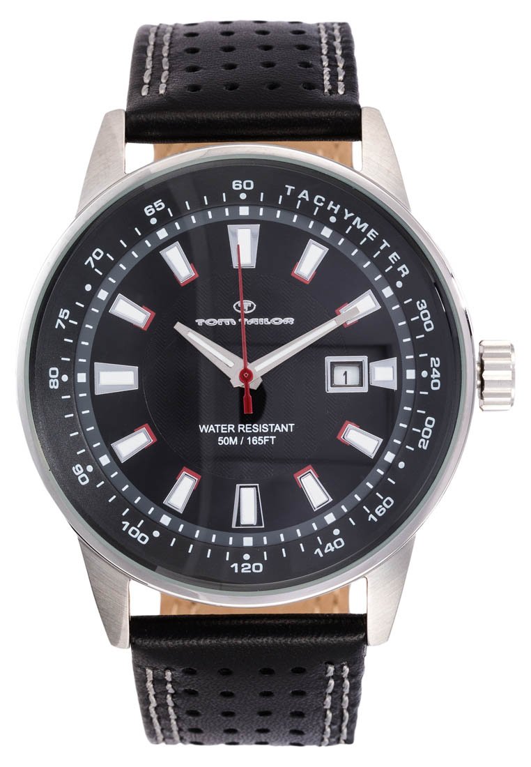 TOM TAILOR Montre - schwarz/silber/noir - ZALANDO.FR