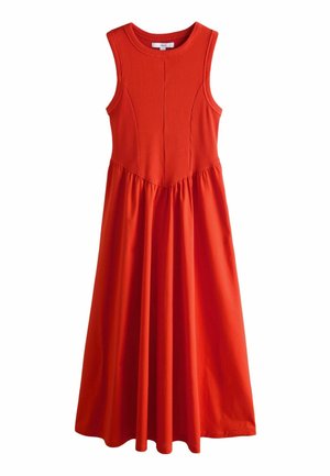 Next REGULAR FIT - MIX SLEEVELESS RACER MIDI  - Päevakleit - red