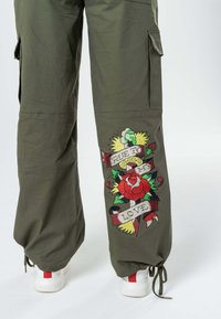 Ed Hardy TRUE TO MY LOVE - Cargobyxor - dusty olive
