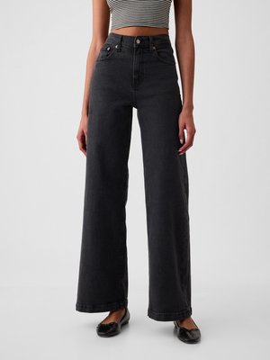 GAP STRIDE SAVILLE - Wide leg - washed black