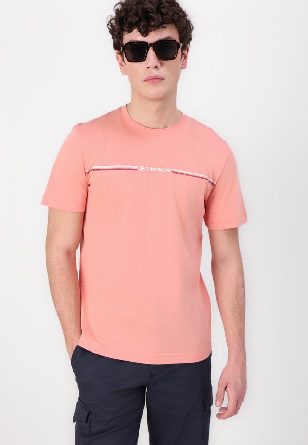 CREW NECK - Print T-shirt - hazy coral rose4