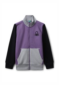United Colors of Benetton WITH ZIPPER - Sudadera con cremallera - multicolor