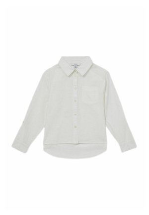Reiss REISS LEORA LINEN ROLL-CUFF SHIRT - Košilová halenka  - ivory
