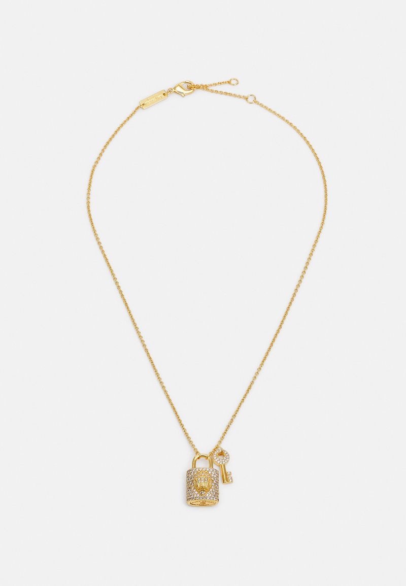 Kurt Geiger London PAVE LOCK & KEY NECKLACE Necklace goldcoloured