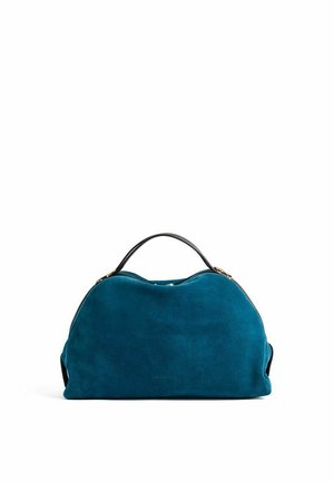 Borbonese, MEDIUM BOSTON BAG - Borsa a mano - celeste ebano