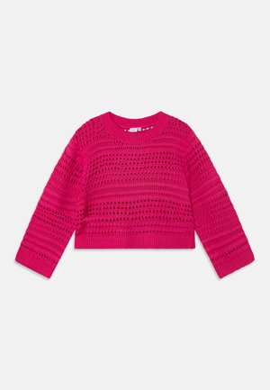 NKFKALEA LOOSE - Stickad tröja - raspberry rose
