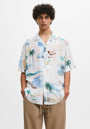 SHORT SLEEVE COCONUT - Shirt - offwhite