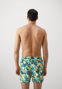 Björn Borg PRINT SWIM - Plavecké šortky  - green/yellow