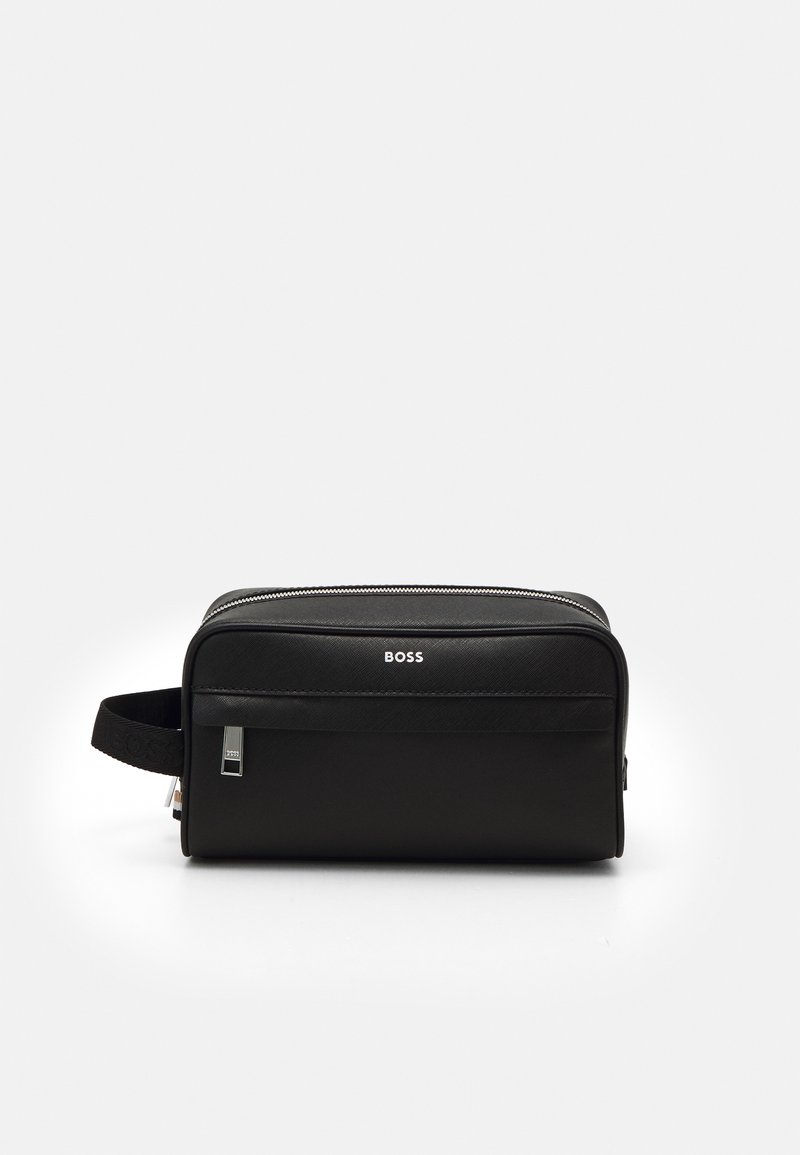 BOSS ZAIR WASHBAG UNISEX - Wash bag - black