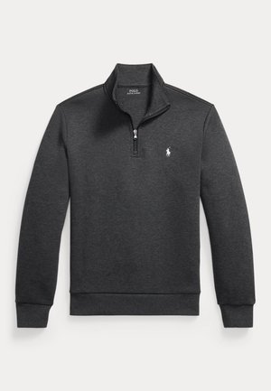 Polo Ralph Lauren, DOUBLE-KNIT QUARTER-ZIP PULLOVER - Mikina - windsor heather