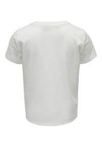 ONLY GIRLS KOGKITA LOGO - Jednoduché tričko - cloud dancer