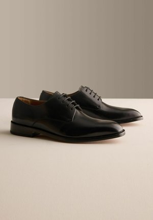 Next, REGULAR FIT - SIGNATURE LEATHER SOLE DERBY SHOES - Smart lace-ups - black