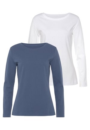 Vivance, LANGARM - Maglietta a manica lunga - blau/creme