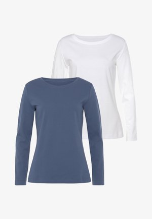 Vivance, LANGARM - Longsleeve - blau/creme