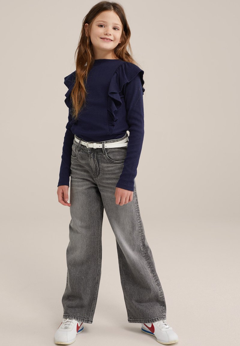 WE Fashion Hosszú ujjú felső - blue