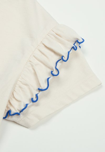 JELLY MALLOW APPLE FRIL - Tricou cu imprimeu - ivory