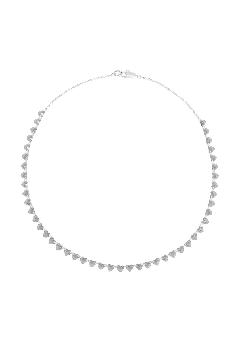 Bimba Y Lola - CRISTALES Y CORAZONES - Collier - plata color, Agrandir