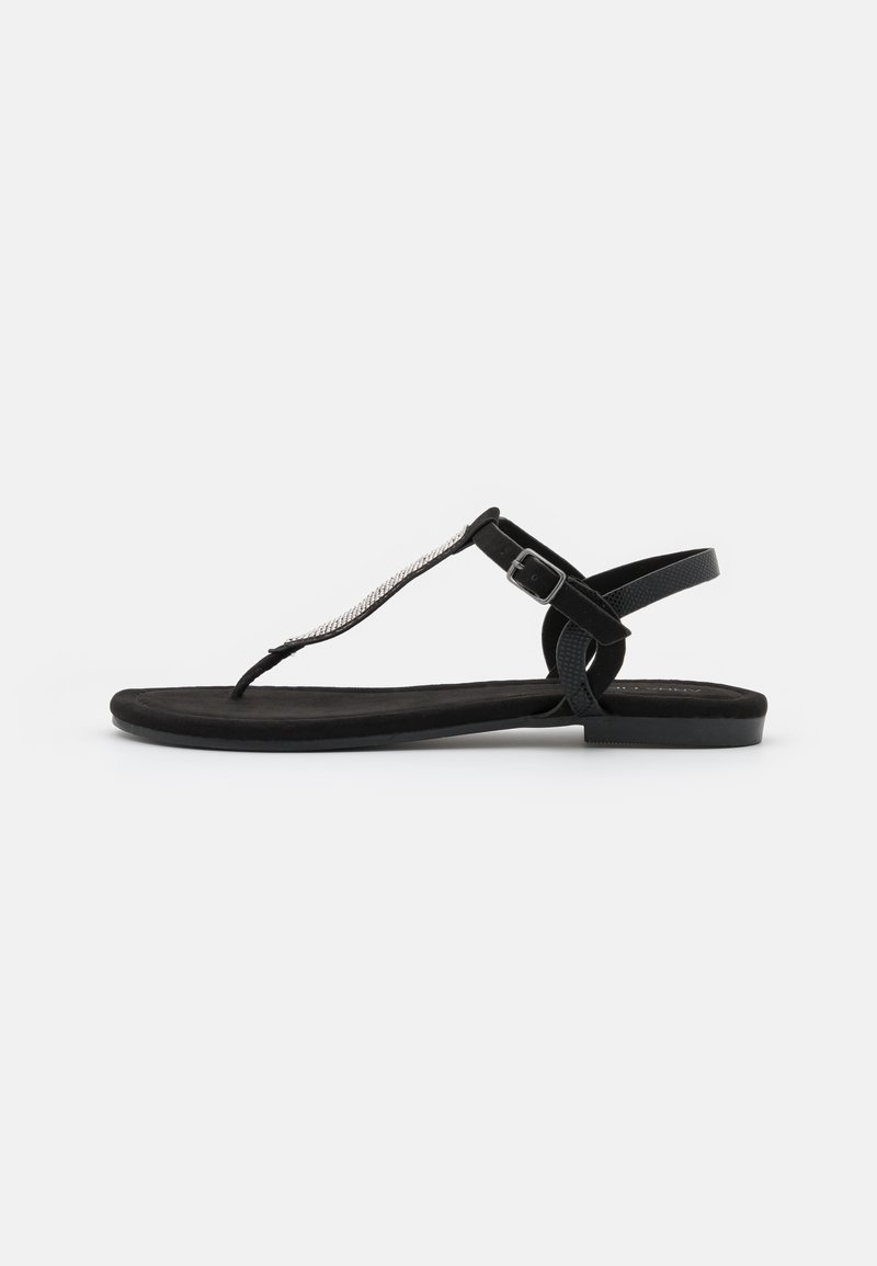 Anna Field Sandalias de dedo - black/negro -