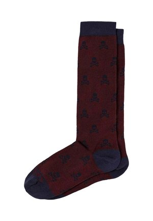 Scalpers, SCALPERS SCSKULL L SOCKS KIDS - Calcetines - burgundy