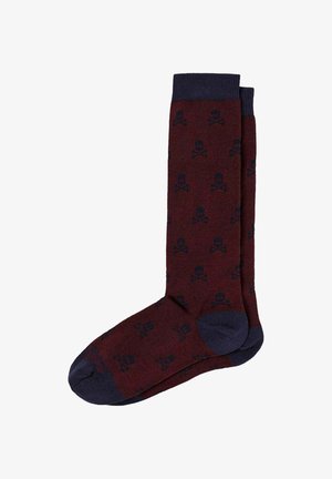 Scalpers, SCALPERS SCSKULL L SOCKS KIDS - Calcetines - burgundy