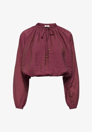 JDY, TOP JDYPAIGE TOP - Camicetta - oxblood red