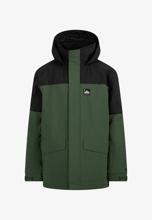 EWAN - Snowboardová bunda - kale green