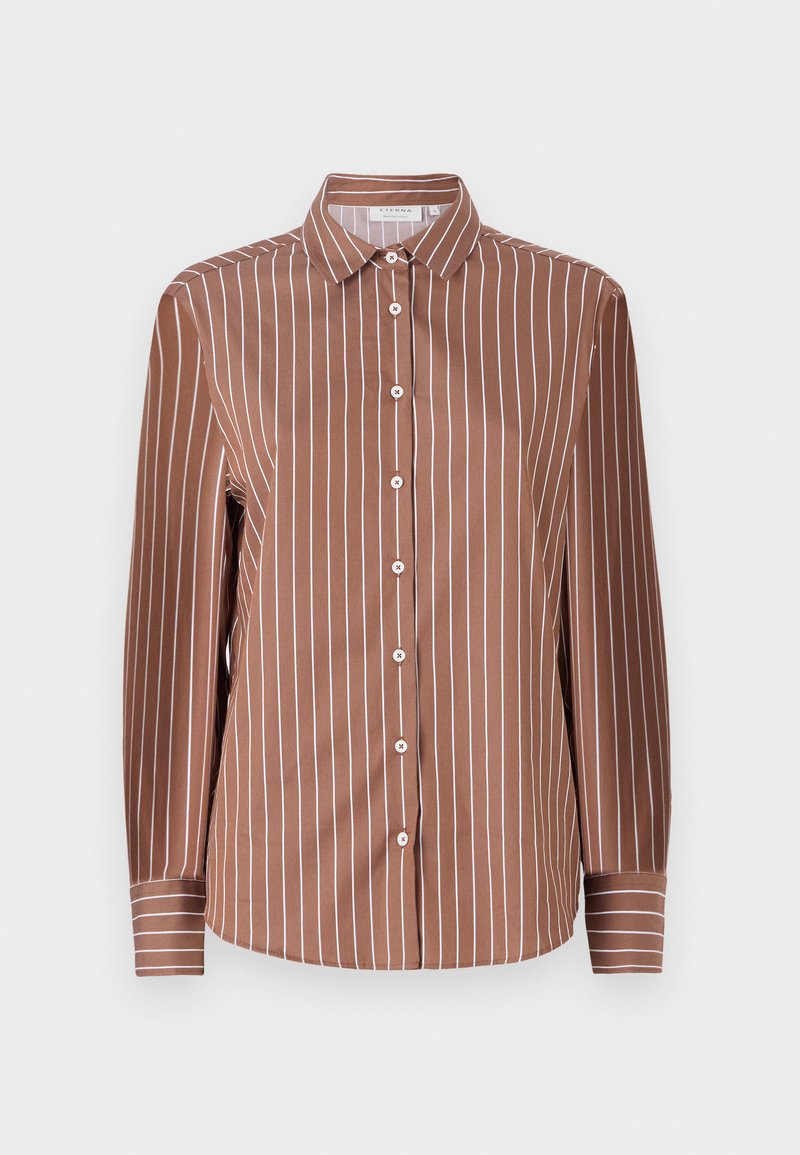 Eterna Overhemdblouse bruin