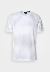 TEE CHECK  - Nyomott mintás póló - white