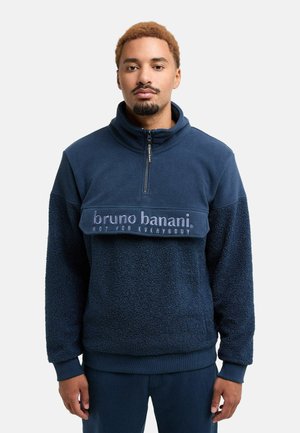 TROYER CASH - Fleecepullover - navy