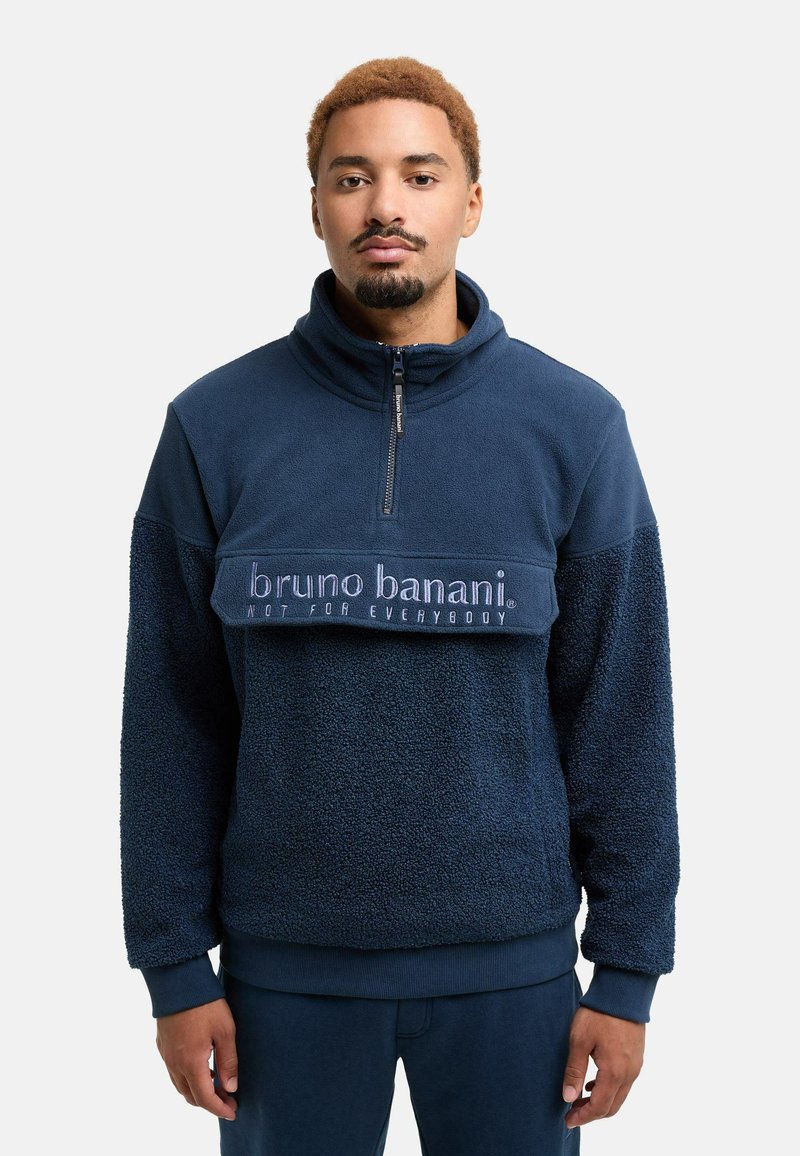 Bruno Banani TROYER CASH - Fleecepullover - navy